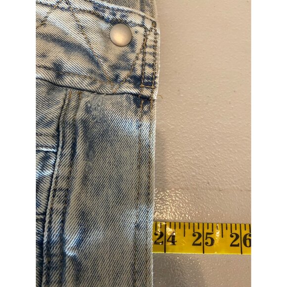 American Eagle Faux Shearling-Lined Denim Jacket With Button & Zip Closure XS - Picture 11 of 14
